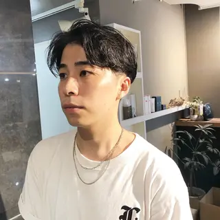 パーマ ヘアアレンジ メンズ ainico+所属・メンズ特化✂️栗原 侑也のヘアスタイル