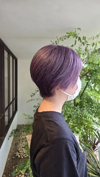 ショート カラー 韓国好き🇰🇷 美容師MIKUのヘアスタイル