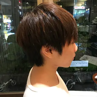 ショート メンズ 小顔/似合わせカット 杉山莉菜のヘアスタイル