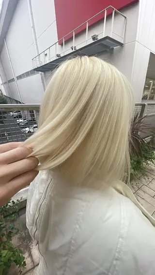 ミディアム カラー 限定クーポン 💕大量更新ブリーチのヘアスタイル