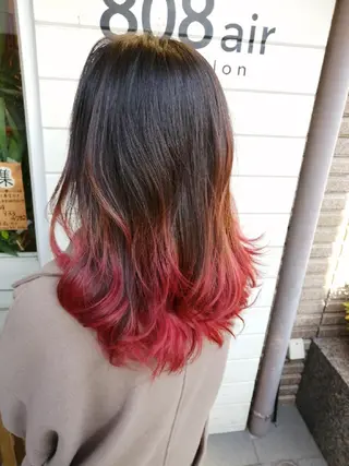 セミロング カラー パーマ 木村 昇のヘアスタイル