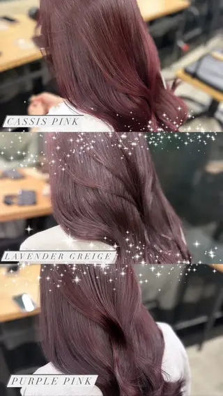 ロング 女性らしいモテヘア 韓国ヘアhikariのヘアスタイル