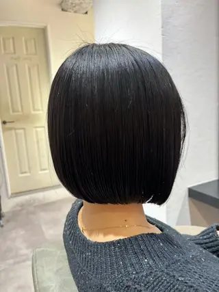 ショート ✨似合わせボブ✨ 縮毛矯正のヘアスタイル