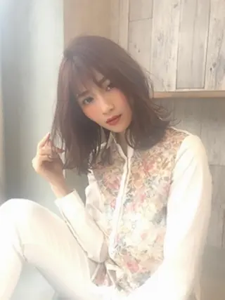 セミロング ショート. ボブヘア専門店のヘアスタイル