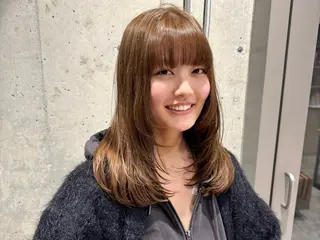 セミロング 〽️magico/ ウルフDaiki〽️のヘアスタイル