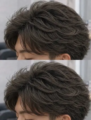 ショート パーマ ヘアアレンジ メンズ 💥社会人パーマ 小林 海斗💥のヘアスタイル