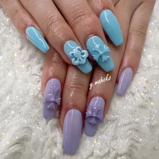 ネイル パラジェル有/ 長さだし/mahoのネイルデザイン