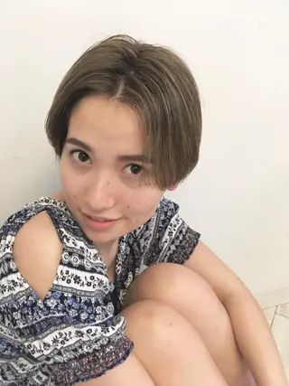 ショート パーマ Hareru 豊田 修廣のヘアスタイル