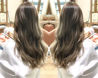 ロング カラー 奥田 真二のヘアスタイル
