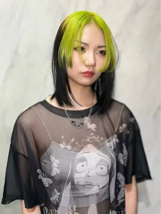 ミディアム カラー 最高級髪質改善🥇 小玉美菜のヘアスタイル