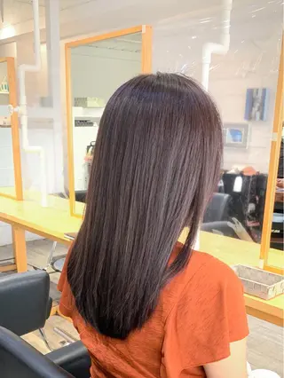 ロング カラー 鈴木 悠平のヘアスタイル