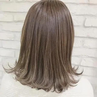 ミディアム カラー 横浜🍒ルーツカラー エクステ/RIEのヘアスタイル