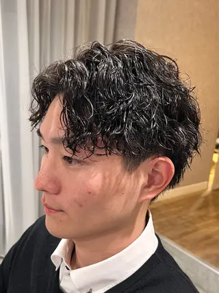 ショート パーマ メンズ メンズパーマ職人 加藤 弘貴のヘアスタイル