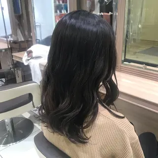セミロング ヘアアレンジ ヘアセット/メンズ パーマChihoのヘアスタイル