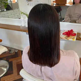 ミディアム Kazaoka Saraのヘアスタイル