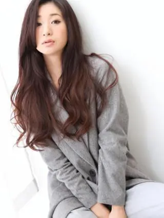 ロング カラー 韓国風レイヤー ショート/犬塚 優介のヘアスタイル