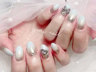 ネイル 𝐲𝐮𝐦𝐢🎀 長さ出しデザイン専門のネイルデザイン