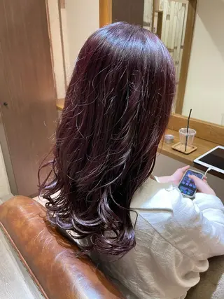 ロング カラー 古井 成のヘアスタイル