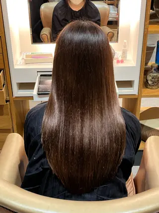 ロング 日置 はる菜のヘアスタイル