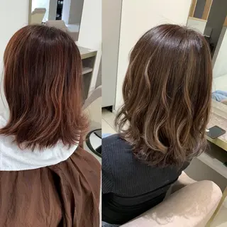 ミディアム stylist N0Nのヘアスタイル