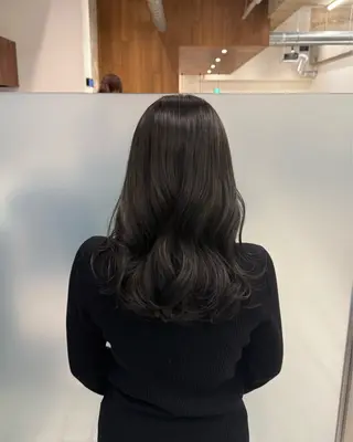 ロング カラー 縮毛矯正+モテカラー 🎀✨MIHOのヘアスタイル