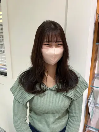 セミロング 門田 楓香のヘアスタイル