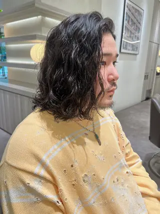 パーマ メンズ 山口 祐美帆のヘアスタイル