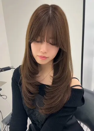 ロング カラー ヘアアレンジ 佐藤 優真のヘアスタイル