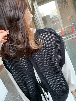 ミディアム カラー メンズパーマ/新潟駅 NOBUTA🔥のヘアスタイル