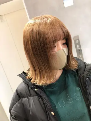 ショート カラー ハイトーン×レイヤー ／遠藤将太のヘアスタイル