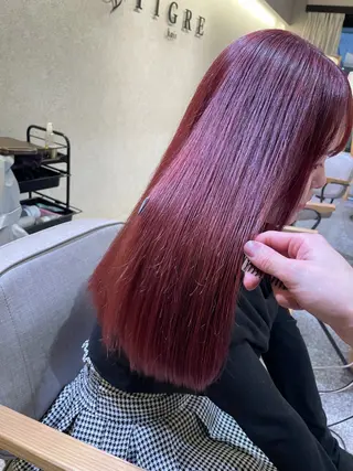 ロング カラー 吉良祐樹 レイヤー/艶カラーのヘアスタイル