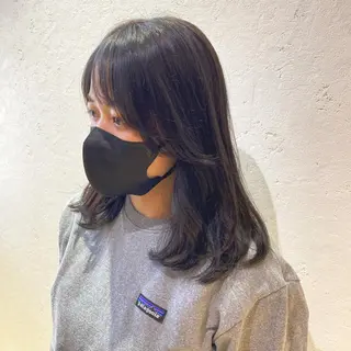 ミディアム 韓国ヘア🕊村上 ののこ🕊のヘアスタイル