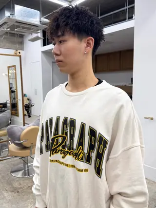 メンズ メンズパーマ/矢場町 /NODE 下村透依のヘアスタイル