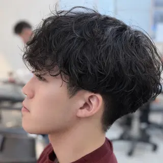 パーマ メンズ 男の理想を叶える🔥 メンズパーマ特化|関のヘアスタイル