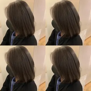 ミディアム ✨縮毛矯正✖︎顔周り レイヤー✨ナカムラのヘアスタイル