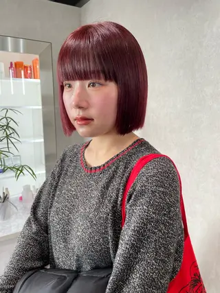 ショート カラー ナチュラル透明感🌱 小山美樹子のヘアスタイル