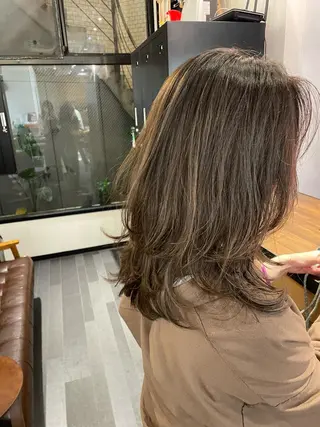 セミロング カラー ヘアアレンジ layer cut 店長/MIKUのその他イメージ