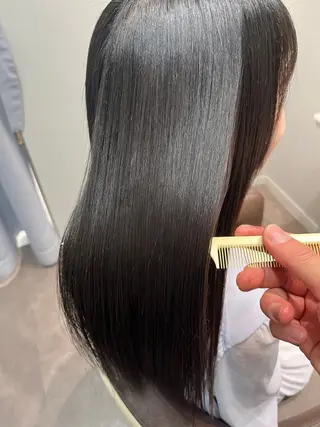 ミディアム 藤井 仁紀のヘアスタイル