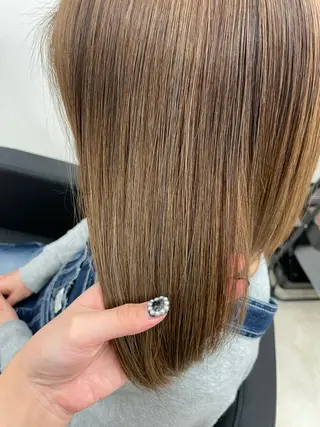 ミディアム カラー ヘアアレンジ like みやびのヘアスタイル