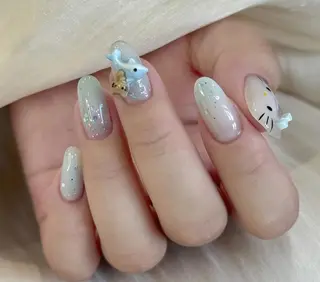 ネイル By moonネイル 🌷ワンホン/韓国風のネイルデザイン