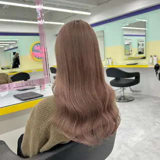 セミロング カラー ヘアアレンジ mai🍑暖色カラー /レイヤー💖のヘアスタイル