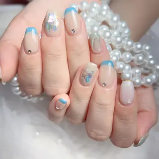 ネイル M🌷nail 長さだし専門店のネイルデザイン
