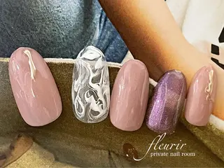 ネイル フルリール 【プライベートサロンのネイルデザイン