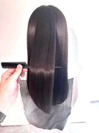 セミロング カラー 🌈ハイトーン髪質改 善🌈polon🌟のヘアスタイル