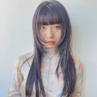 ロング スギヤマ ショウゴのヘアスタイル