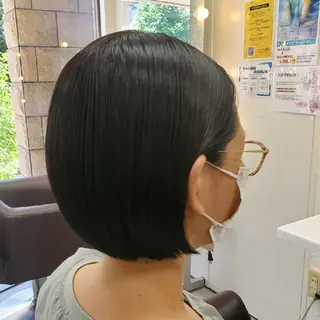 ミディアム 髪質改善/白髪ぼかし SHIONのヘアスタイル