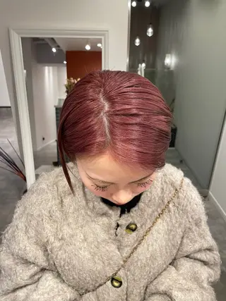 ミディアム カラー 悦喜 雅史のヘアスタイル