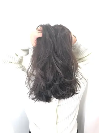 セミロング カラー パーマ ヘアアレンジ メンズ 境 健助のヘアスタイル