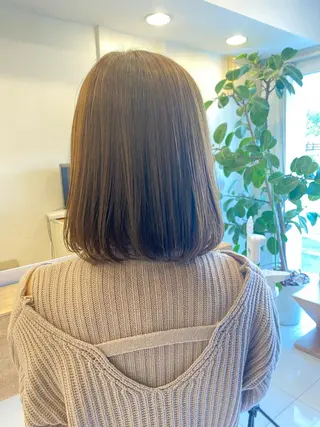 ミディアム 冨樫 真季のヘアスタイル