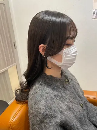 【完全個室】髪質改善 暖色カラー/山崎唯奈のヘアスタイル